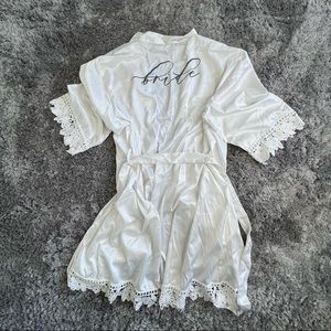 Bridal Robe, white